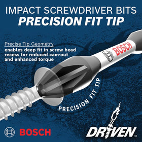 Heat-treated Bosch SDMSD45 bits for longer-lasting performance