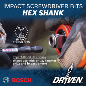 Magnetic tips on Bosch SDMSD45 hold screws securely during drives