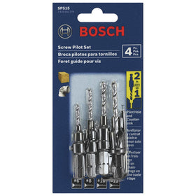 Bosch SP515 countersink drill bits in action enabling 3-in-1 drilling, countersinking and counterboring.