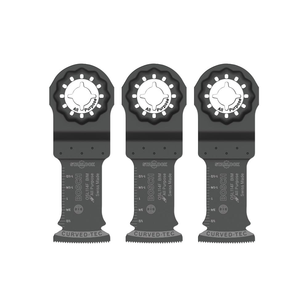 Swiss-made Bosch OSL114F-3 blade delivering durable precision