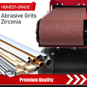 BOSHCRAFT 3x18 belt sanding belt in 180 grit for leveling rough surfaces and finishing