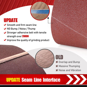 BOSHCRAFT 3x18 belt sanding belt in 400 grit for ultra-smooth polishing and refinement