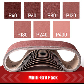 BOSHCRAFT 3x18 belt sanding belt in 60 grit for fast material removal on wood and metal