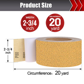 BOSHCRAFT PSA adhesive-backed sanding paper closeup showing quick peel-and-stick bonding.