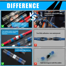 Bosoncala marine-grade heat shrink connectors pack ready for harsh outdoor environments.