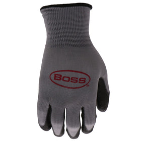 Boss grip with water and oil resistance supports cleaner handling.