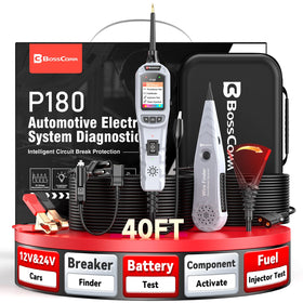 BC BossComm P180 power circuit probe tester provides precise voltage readings for quick diagnostics.