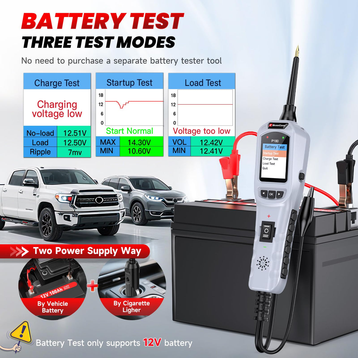 BC BossComm P180 wire tracer locates breakpoints quickly in crowded harnesses.