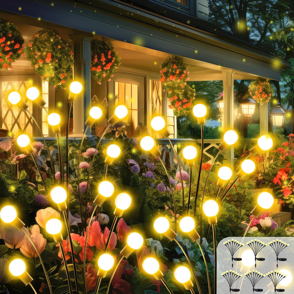 BOSSERN 2026 firefly lights sway gracefully on branches for dynamic outdoor decor.