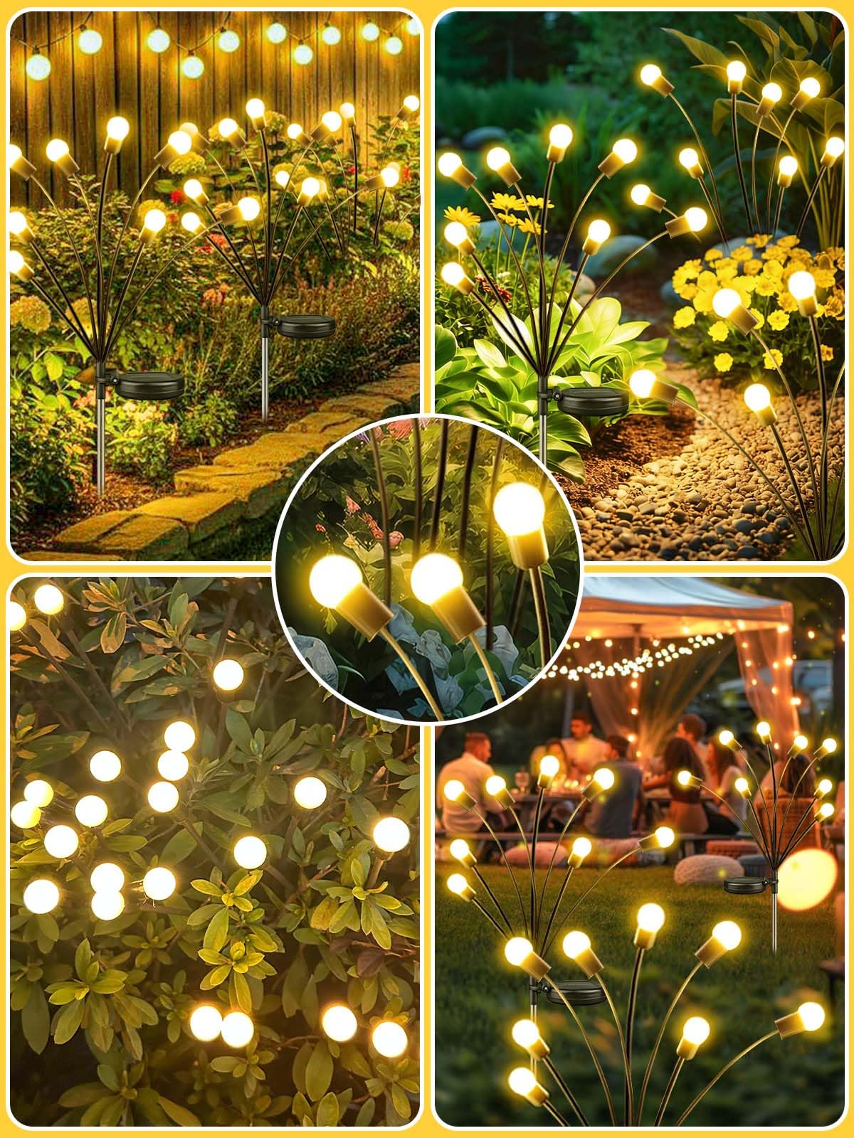 Bossern IP65 waterproof LEDs withstand rain and snow for year-round use