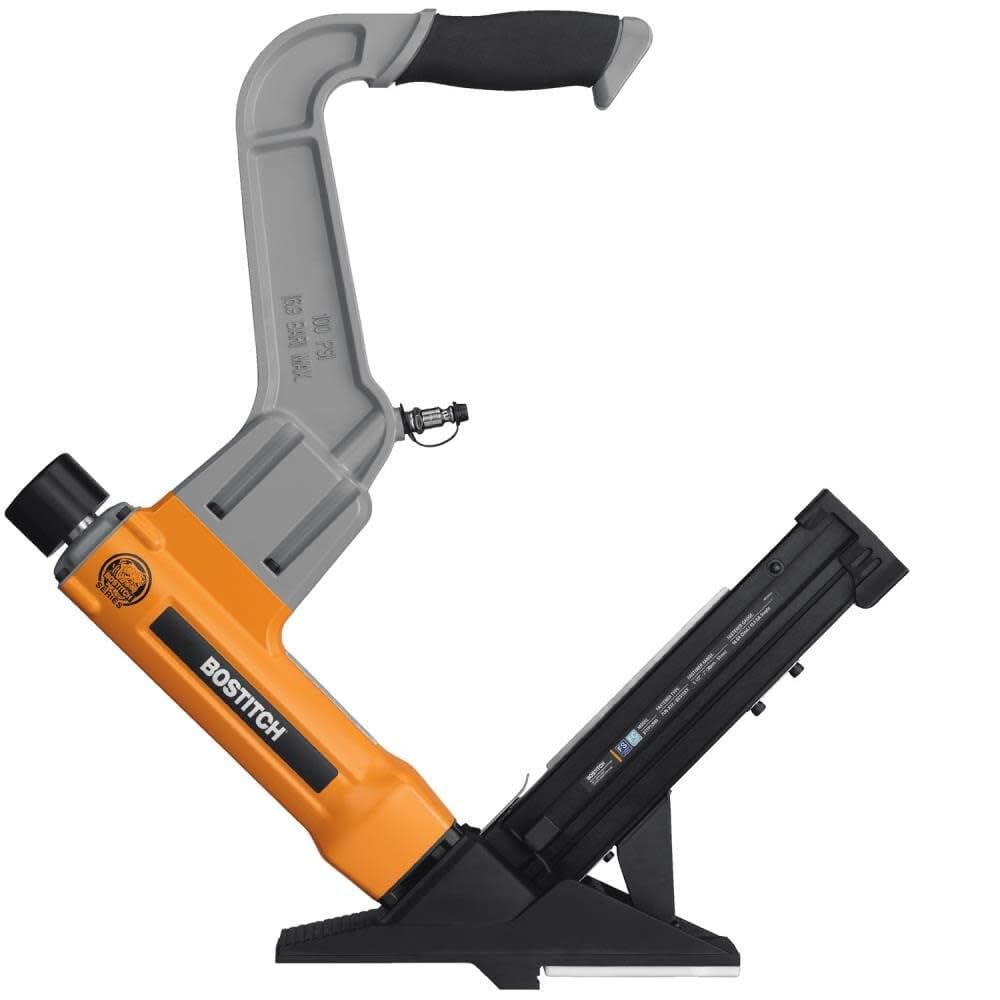 Bostitch flooring nailer mallet-action enabling precise, controlled driving