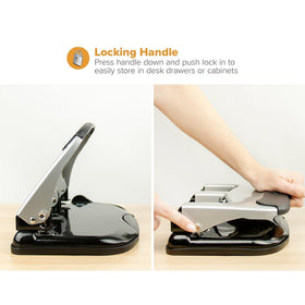 Bostitch EZ Squeeze non-slip base prevents desk slides during use