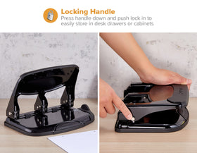 Bostitch EZ Squeeze wide handle reduces effort and increases comfort.