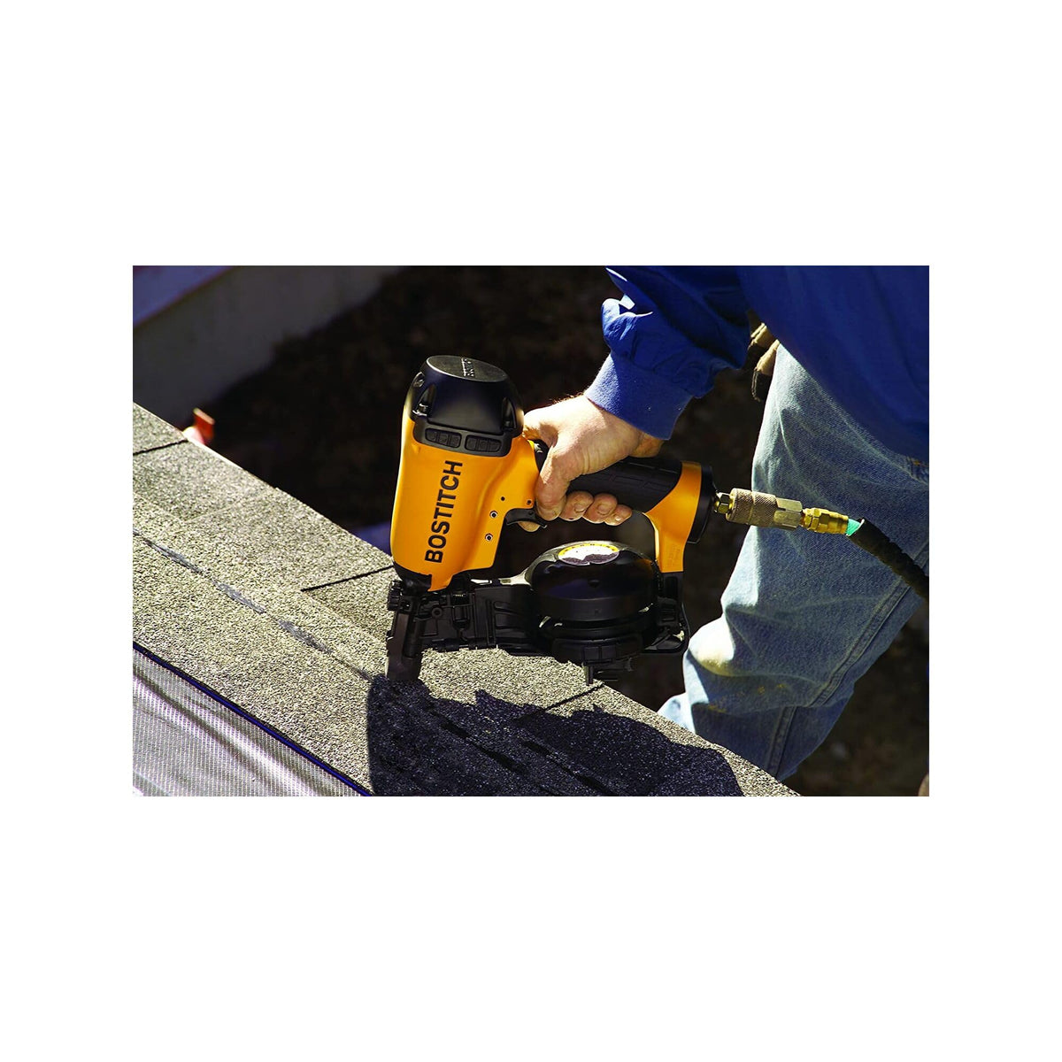 High-capacity magazine holds up to 120 nails, reducing downtime.