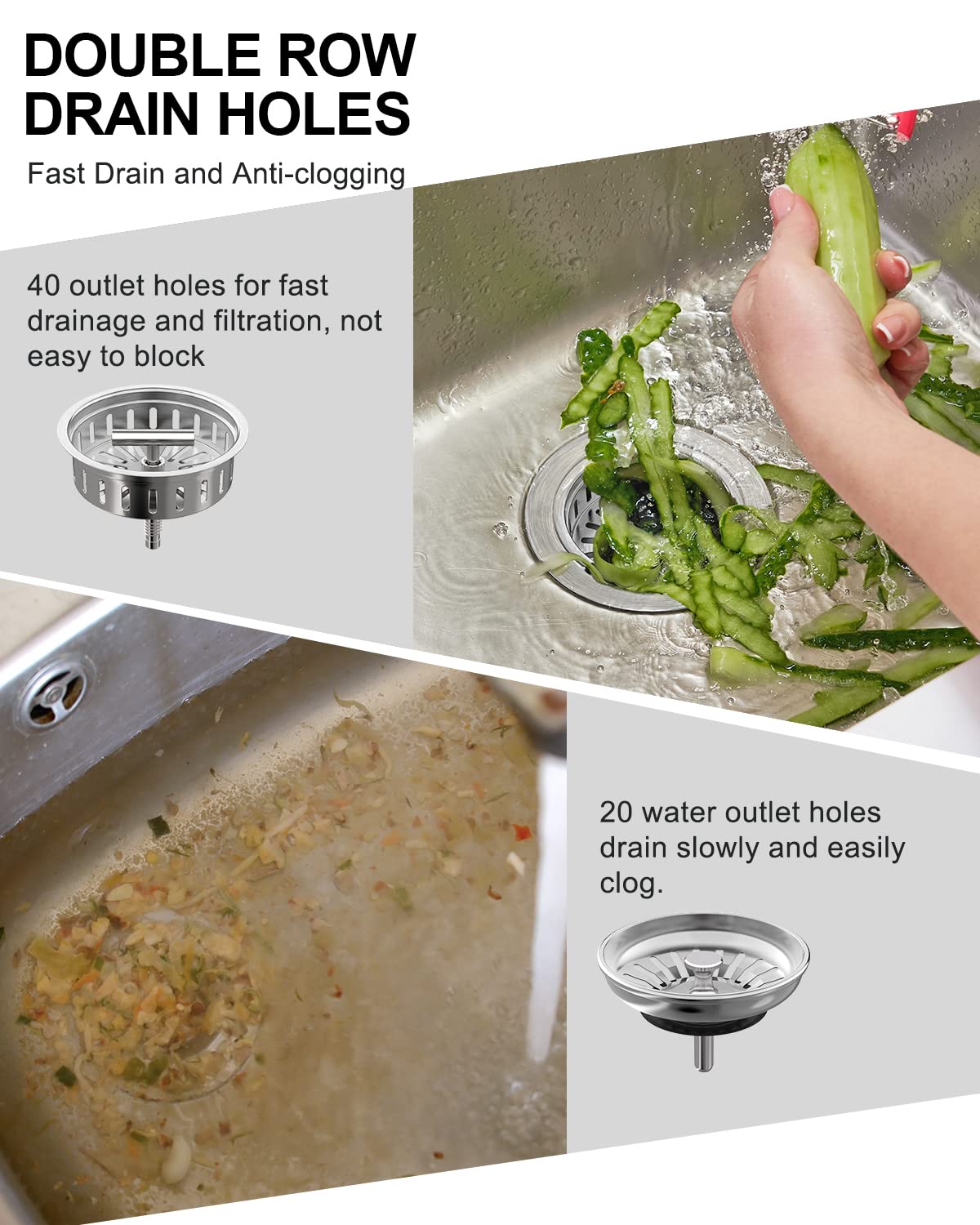 BOTEMY B9171 rustproof stainless steel withstands daily kitchen use.