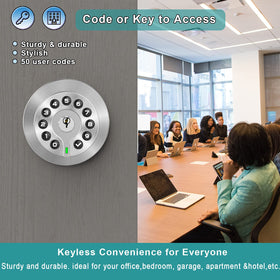 Bothstar keypad door knob in silent mode to avoid noise disturbances