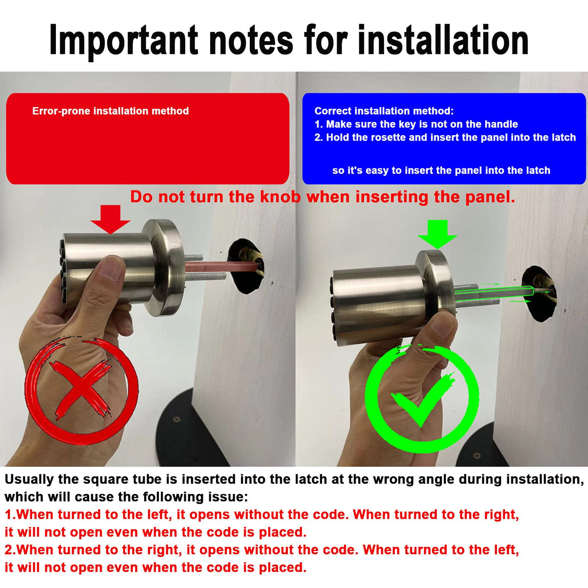 Bothstar keypad door knob with IP65 weatherproof protection against elements