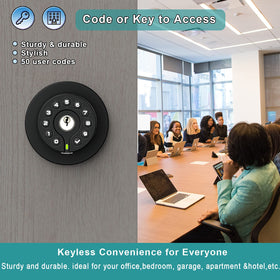 BOTHSTAR keypad door knob visitor mode supports multiple guests without sharing codes