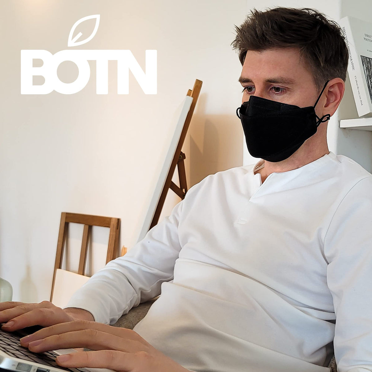 BOTN sanitary individual packaging keeps each mask clean and ready to use