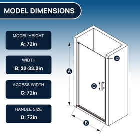Botwinkle frameless shower door with SGCC tempered glass for safety and durability