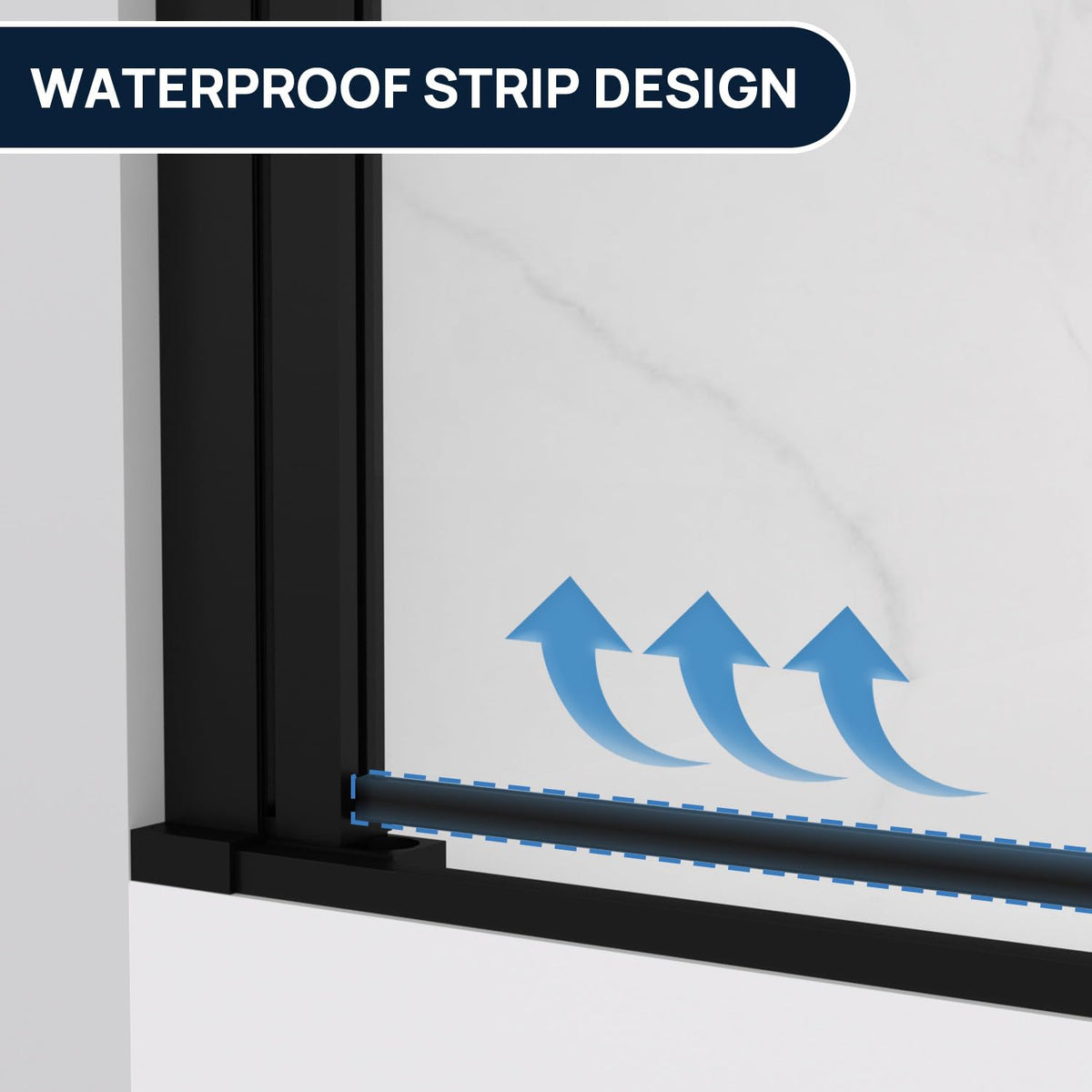 Botwinkle magnetic seal reduces leaks and drips for a drier bathroom