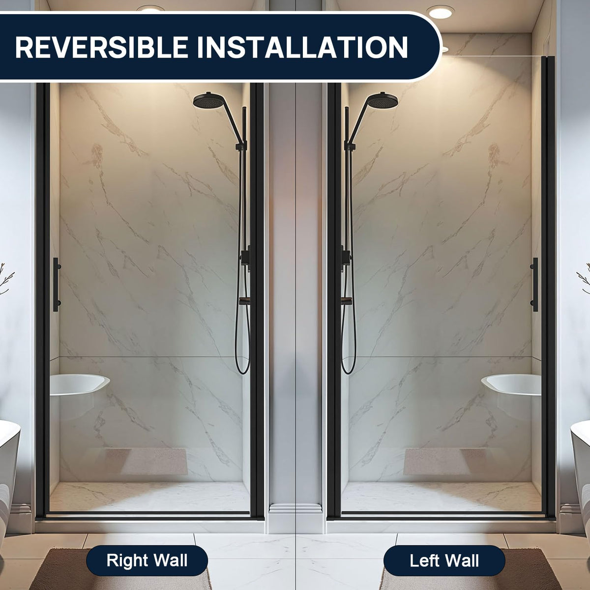 Botwinkle reversible installation supports left- or right-handed setup
