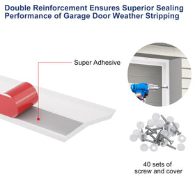 Botyboty universal seal blocks rain and dust from entering your garage.