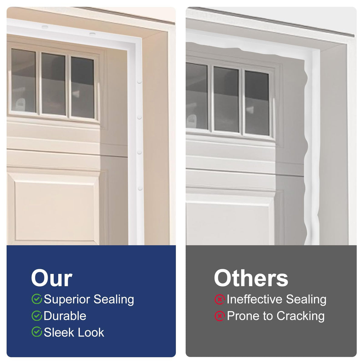 Botyboty weatherproof strip supports energy efficiency and comfort in the garage.