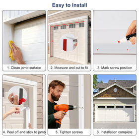 Botyboty 40 ft seal provides broad coverage for most standard doors.
