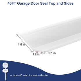 Botyboty weather strip with adhesive back simplifies installation for a secure fit.