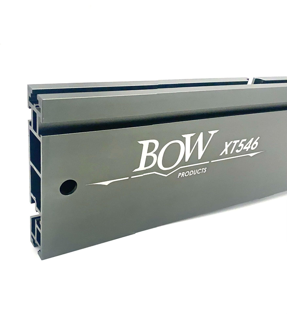 Bow Products XT546 XTENDER fence front view for safer, controlled cuts