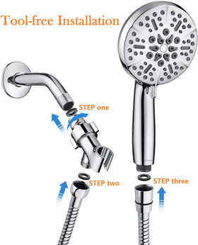 BOWGER installation kit includes tape, washers, and guide for tool-free setup.