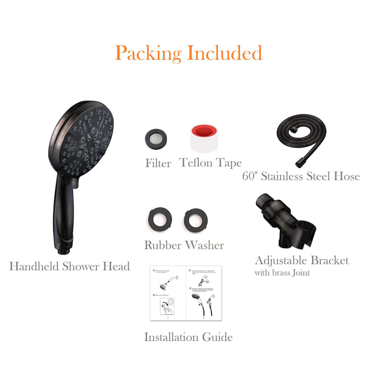 Bowger Orb anti-clog silicone nozzles maintain steady flow.