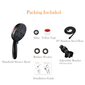 Bowger Orb anti-clog silicone nozzles maintain steady flow.