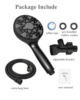 Bowger power wash feature helps rinse tubs and tiles quickly and effectively.
