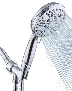 BOWGER shower head high-pressure spray for a spa-like cleanse.