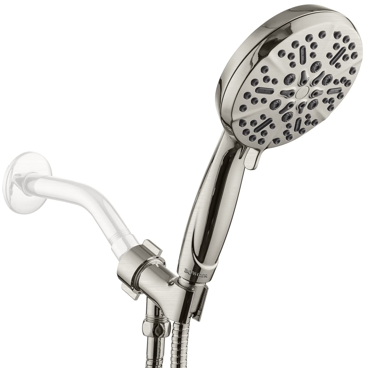 Bowger tool-free installation allows quick, easy setup.