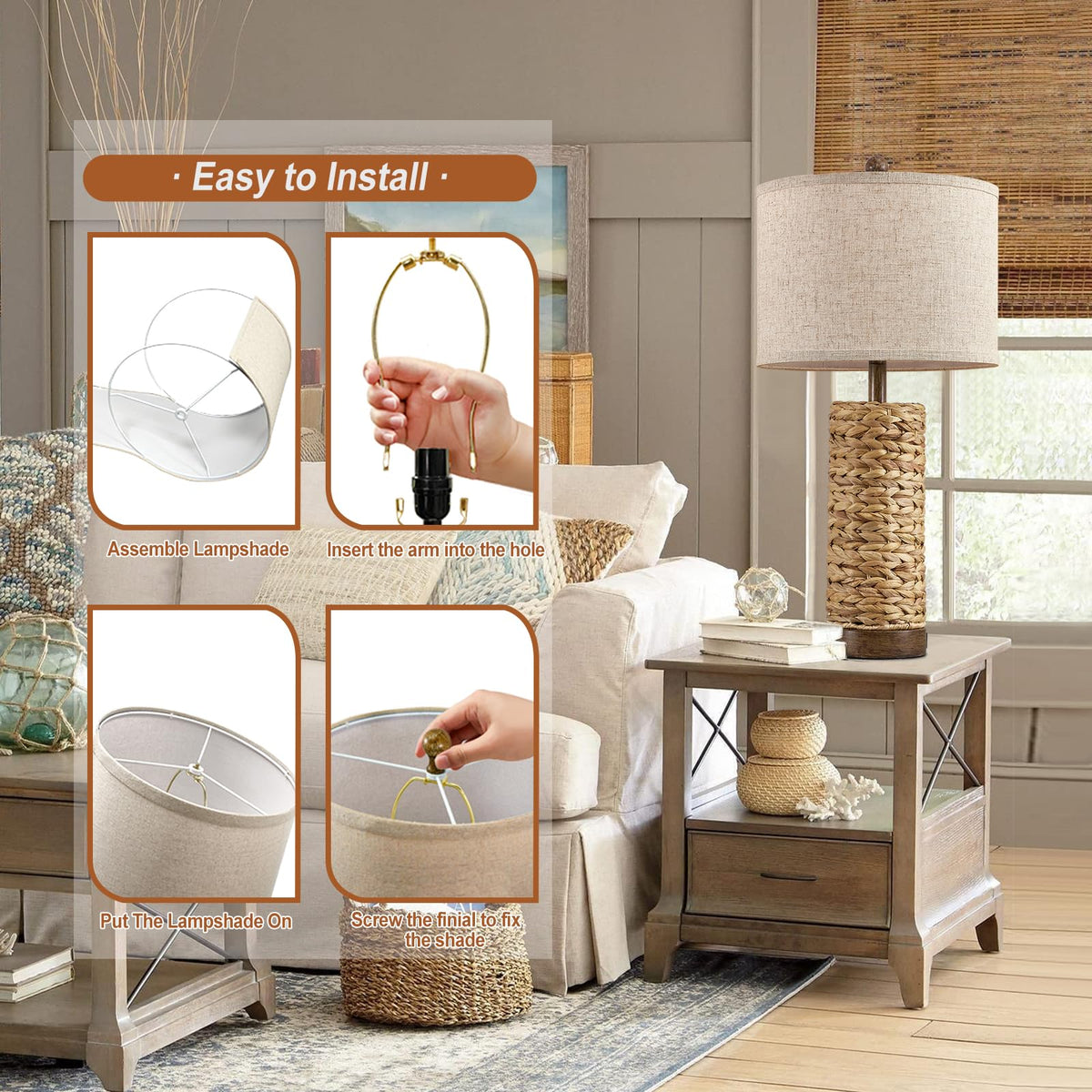 Bowobo versatile lamp for desk or side table in cozy setups.