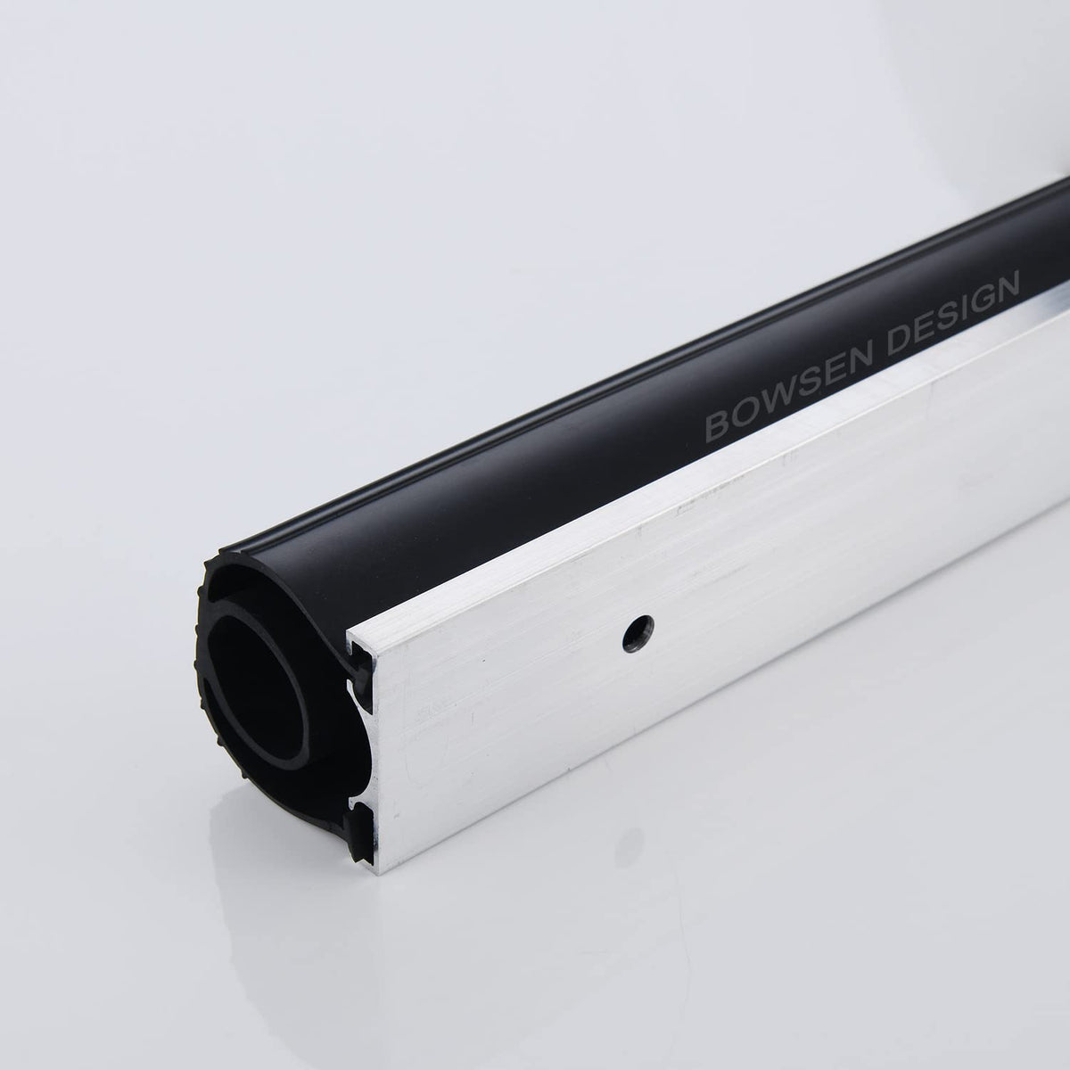 BOWSEN EPDM black weatherstrip seals the garage door against drafts