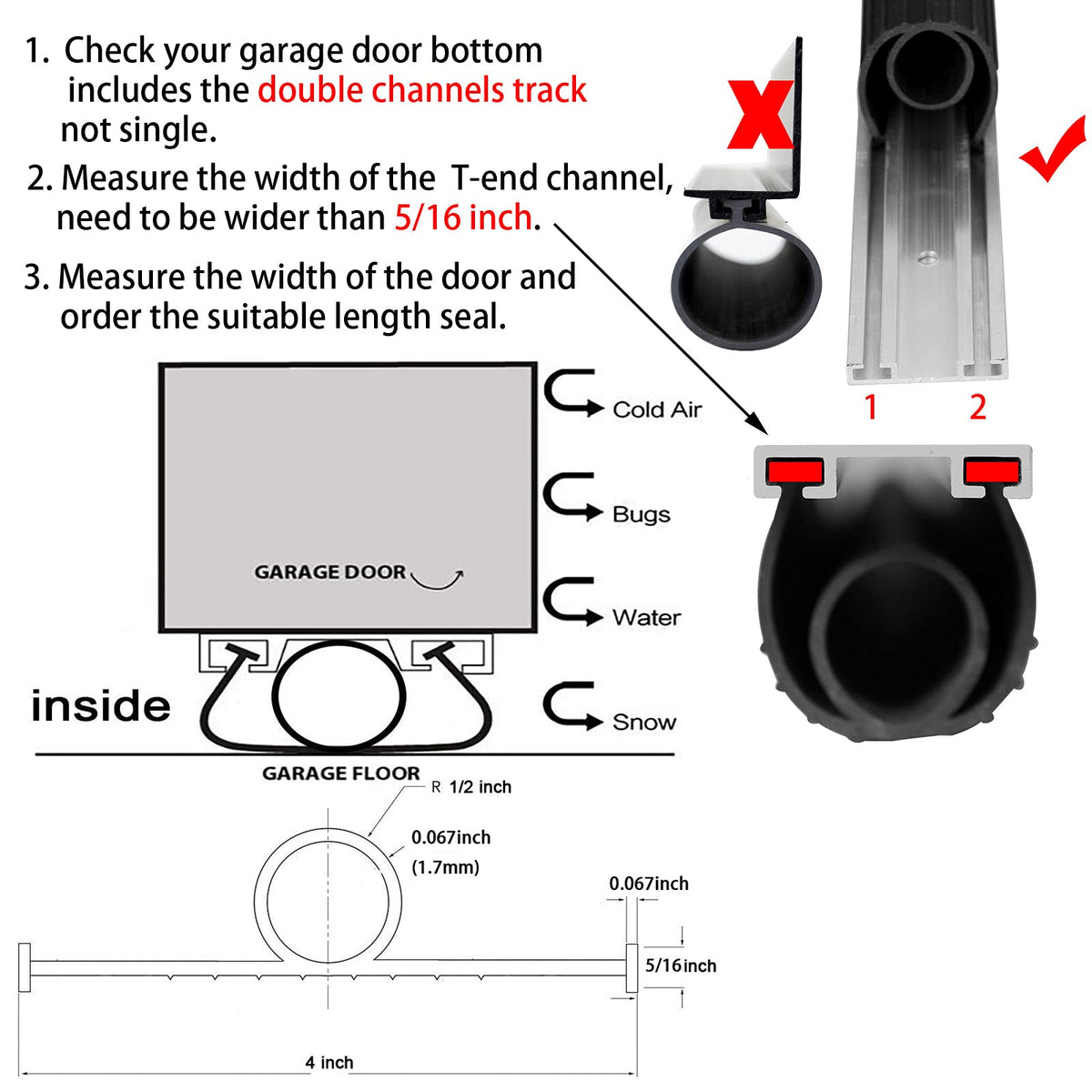 BOWSEN cross-section shows flexible EPDM gasket design for a snug fit.