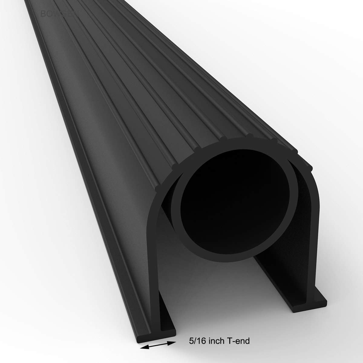 BOWSEN bottom seal cut-to-fit for precise alignment with door tracks.