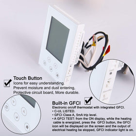 Floor sensor integration in the BOWSEN system for responsive underfloor heating control.