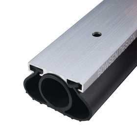 BOWSEN universal bottom seal for wood or steel doors installed for versatile use