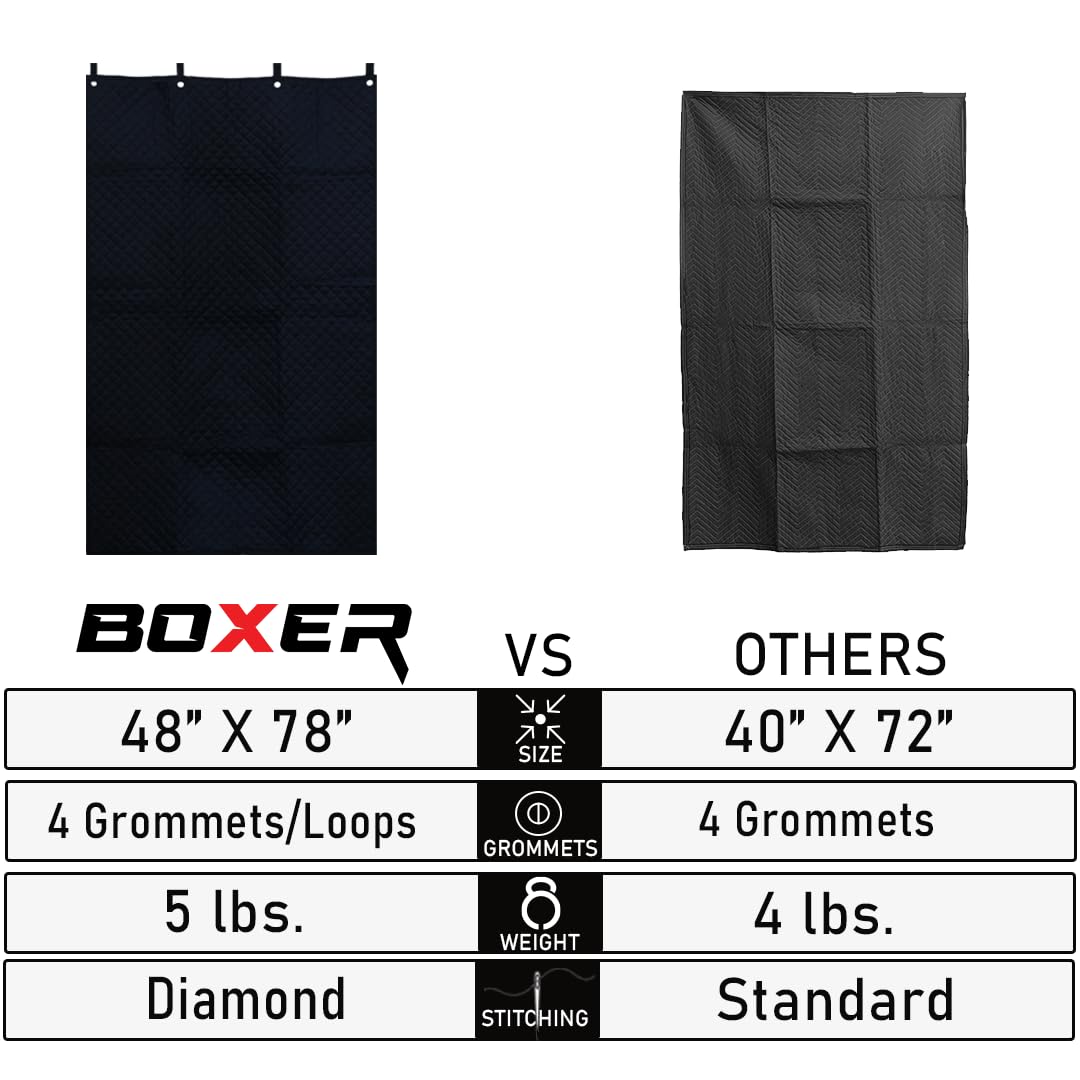 Boxer Studio dark-side view reveals two-sided black fabric for light blocking