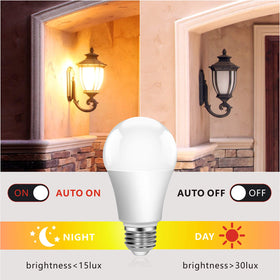 Boxlood automatic on/off sensor in action for porch lighting.