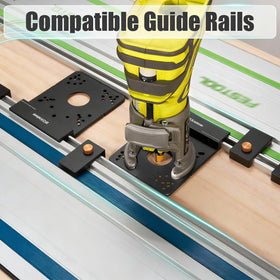 BOXmime aluminum router base highlights strong, wear-resistant construction