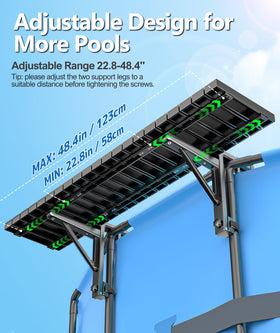 BoYata Pool Bar adjustable-height legs fit various pool sizes