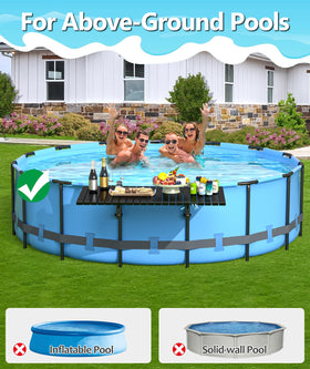 BoYata Pool Bar galvanized iron frame delivers durable, rust-resistant performance