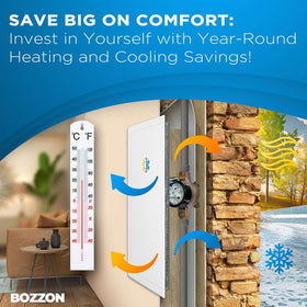 Bozzon access panel insulation foil backed demonstrates thermal and sound benefits.