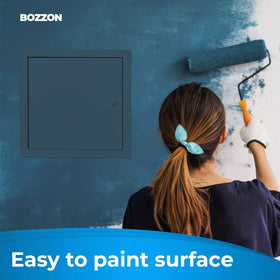 BOZZON white powder-coated surface blends with any décor.